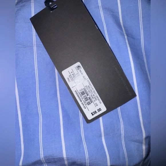 Future Collective Blue & White Eyelet Tie-Front Blouse | NWT | Size 1X - Picture 7 of 8